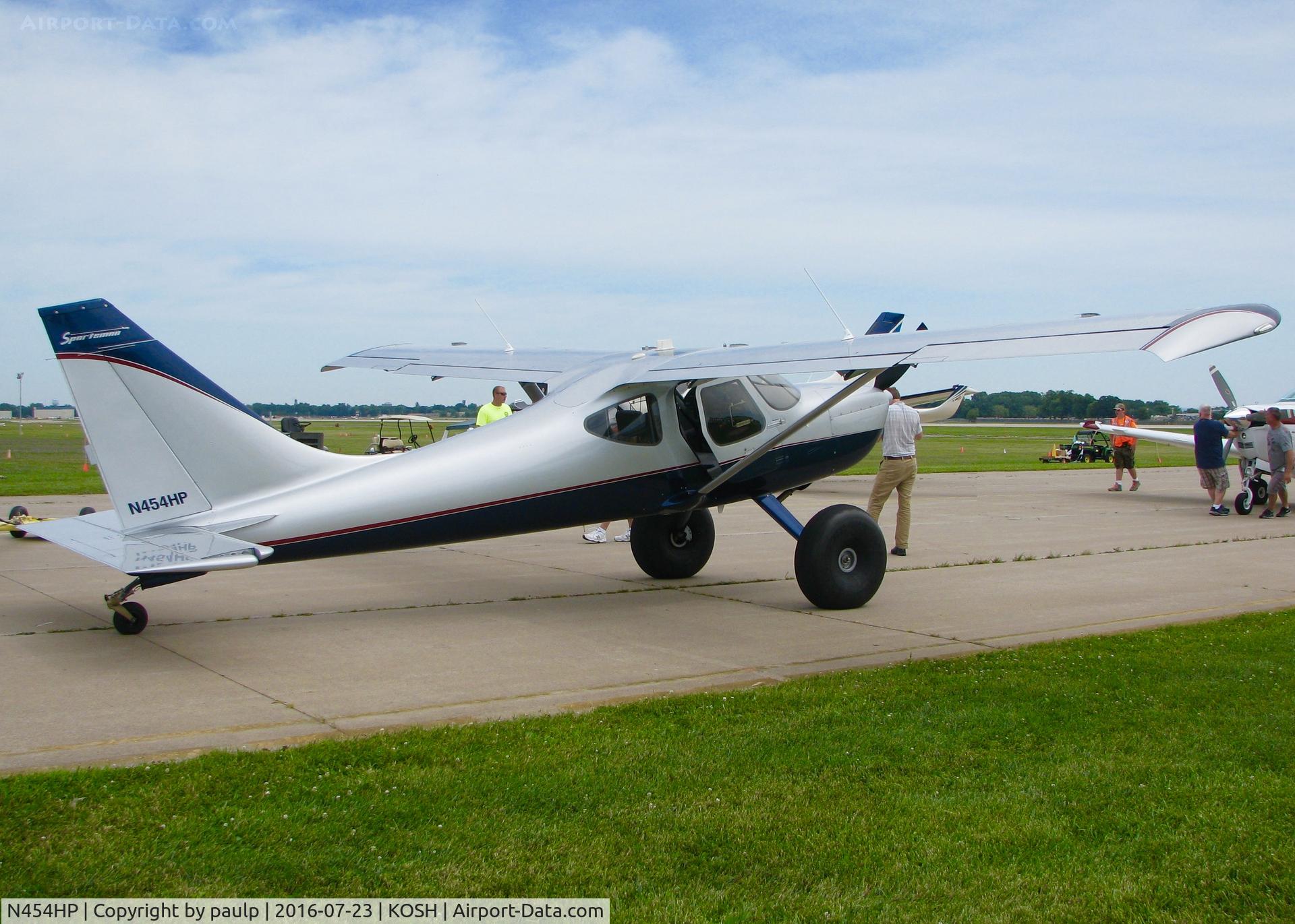 N454HP, Glasair GS-2 Sportsman C/N 7336, At AirVenture 2016.
