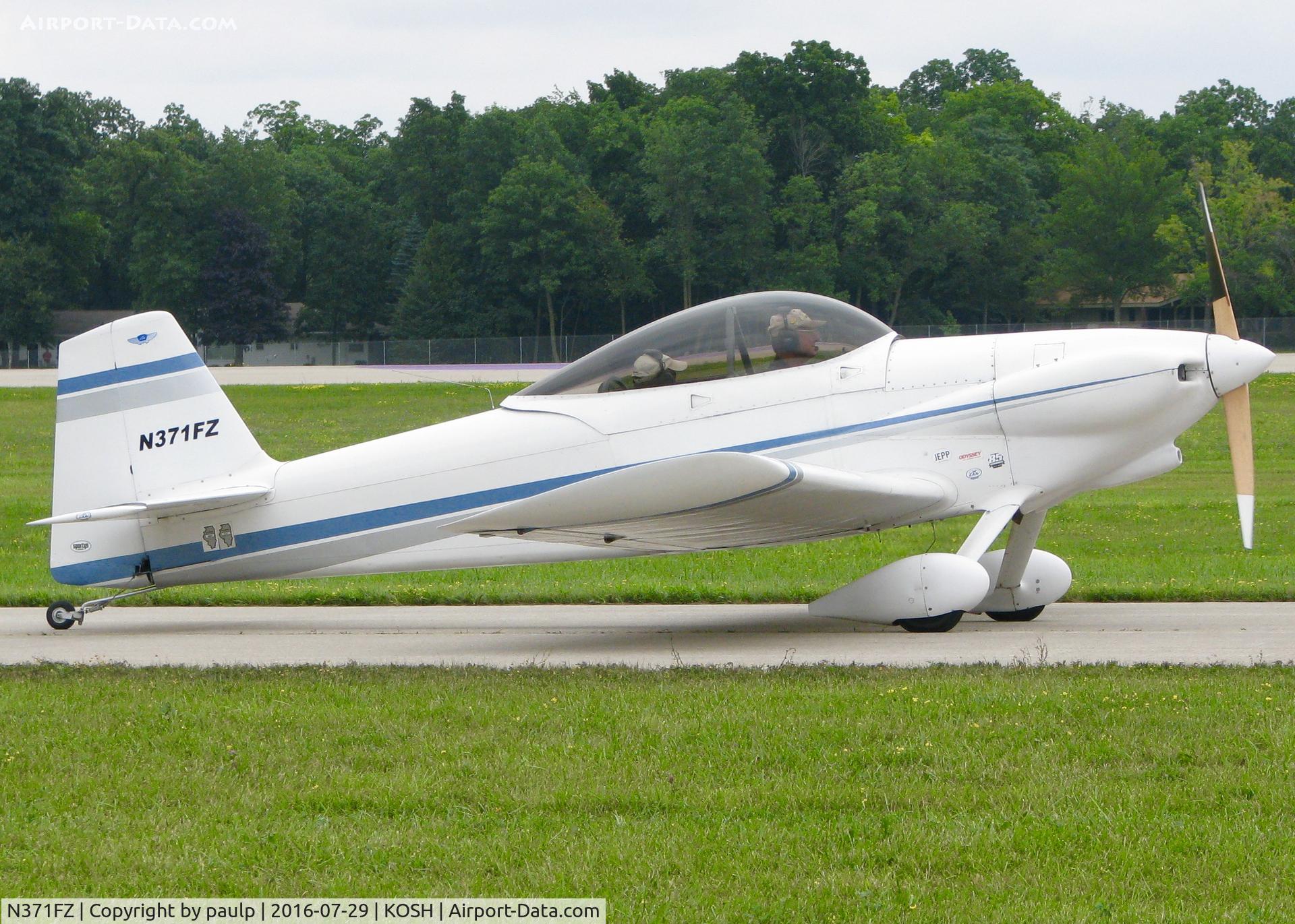 N371FZ, 1989 Vans RV-4 C/N 371, At AirVenture 2016.