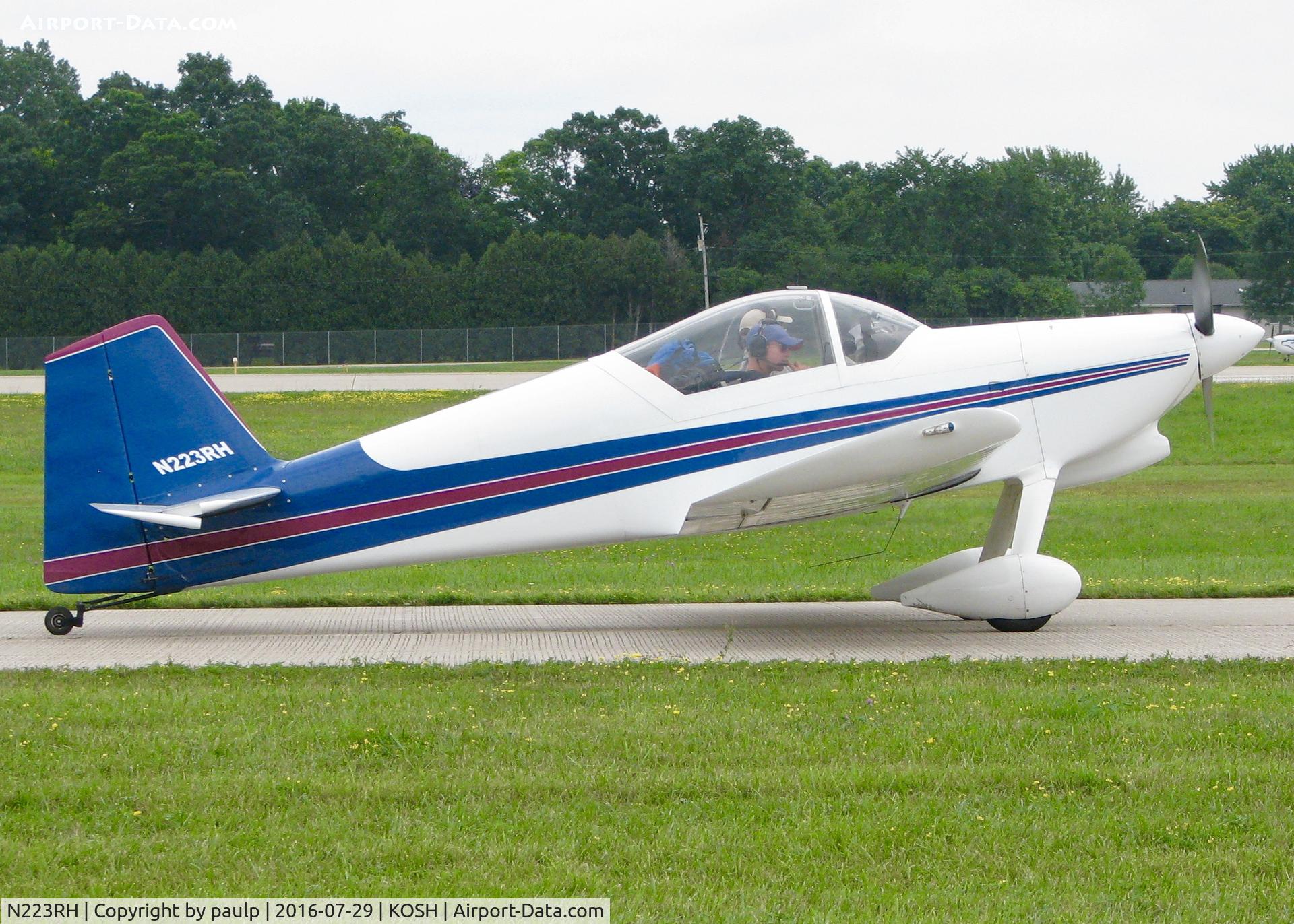 N223RH, 2001 Vans RV-6 C/N 60223, At AirVenture 2016.