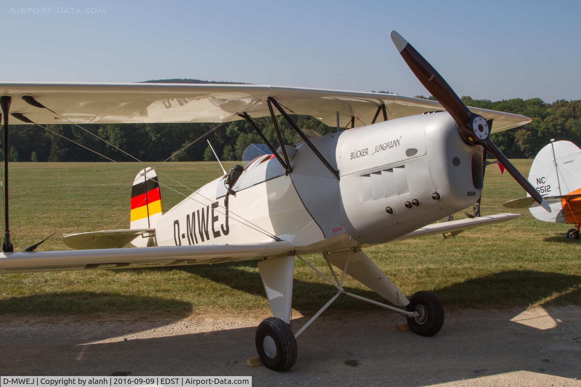 D-MWEJ, 2015 B & F Technik FK-131 Jungmann C/N Not found D-MWEJ, On the flightline at the 2016 Hahnweide Oldtimer Fliegertreffen