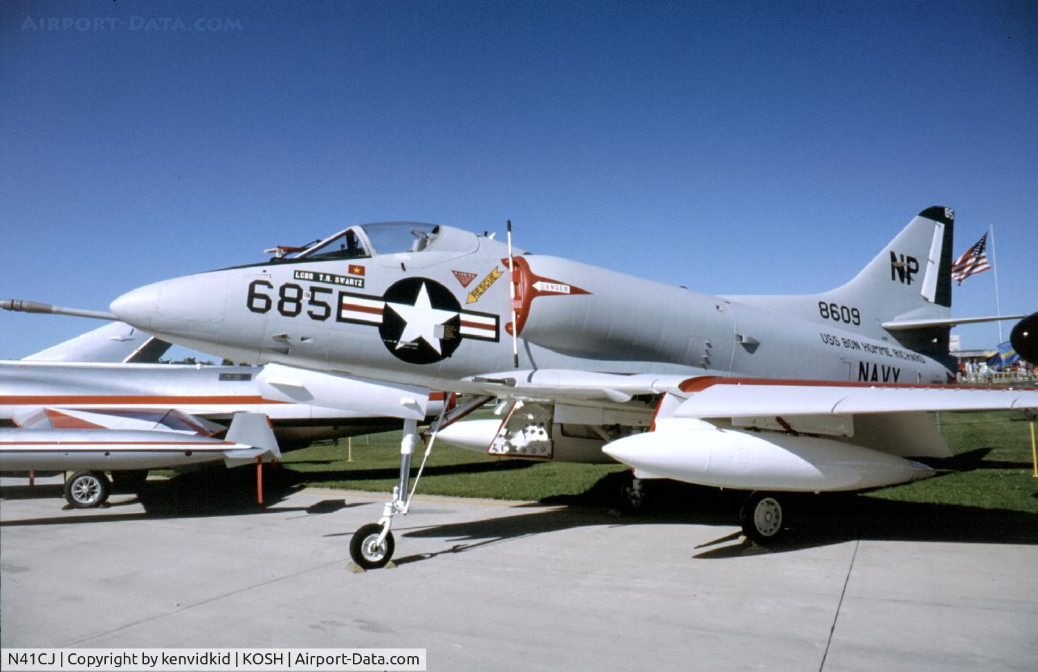 N41CJ, 1959 Douglas A-4B C/N 11366, At Air Adventure 1993 Oshkosh.