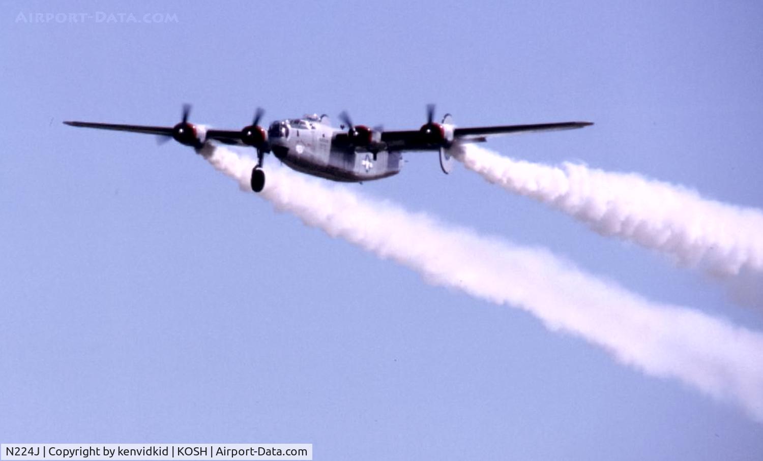 N224J, 1944 Consolidated B-24J-85-CF Liberator C/N 1347 (44-44052), At Air Adventure 1993 Oshkosh.