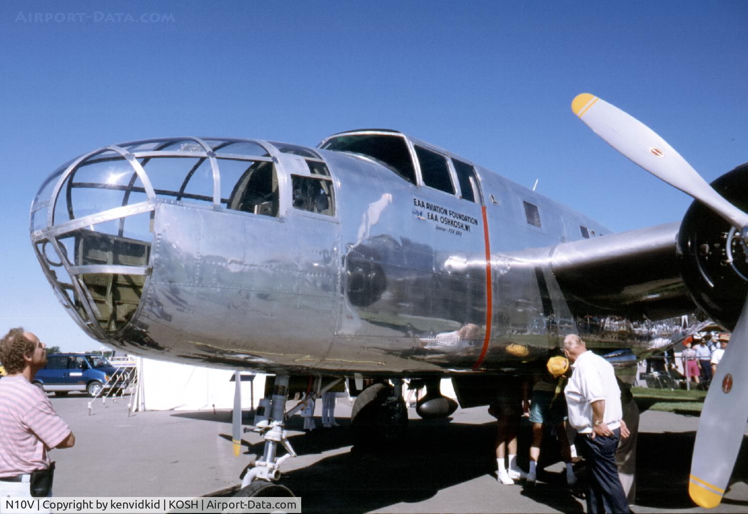 N10V, 1943 North American B-25H Mitchell C/N 98-21433, At Air Adventure 1993 Oshkosh.