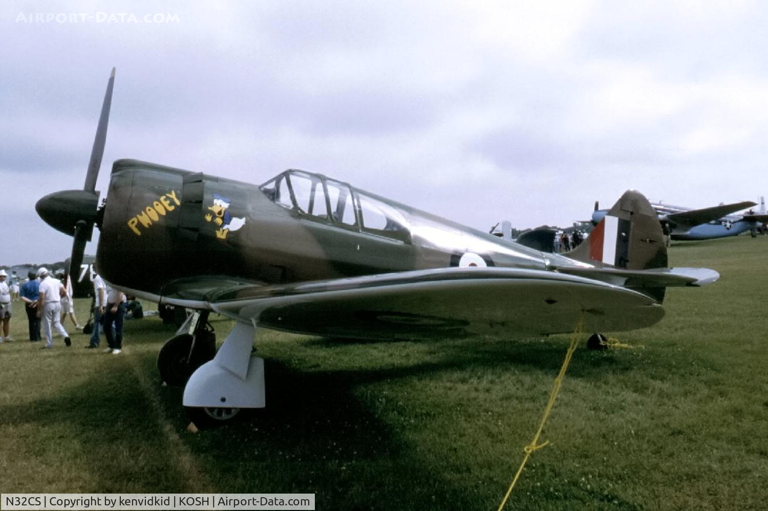 N32CS, 1997 Commonwealth CA-12 Boomerang Replica C/N A46-139, At Air Adventure 1993 Oshkosh.