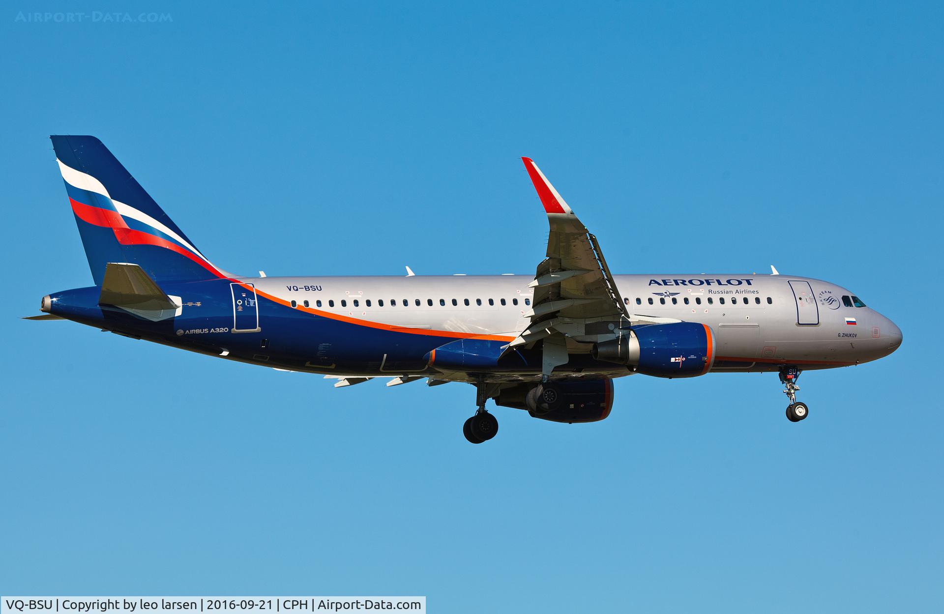 VQ-BSU, 2014 Airbus A320-214 C/N 6090, Copenhagen 21.9.16