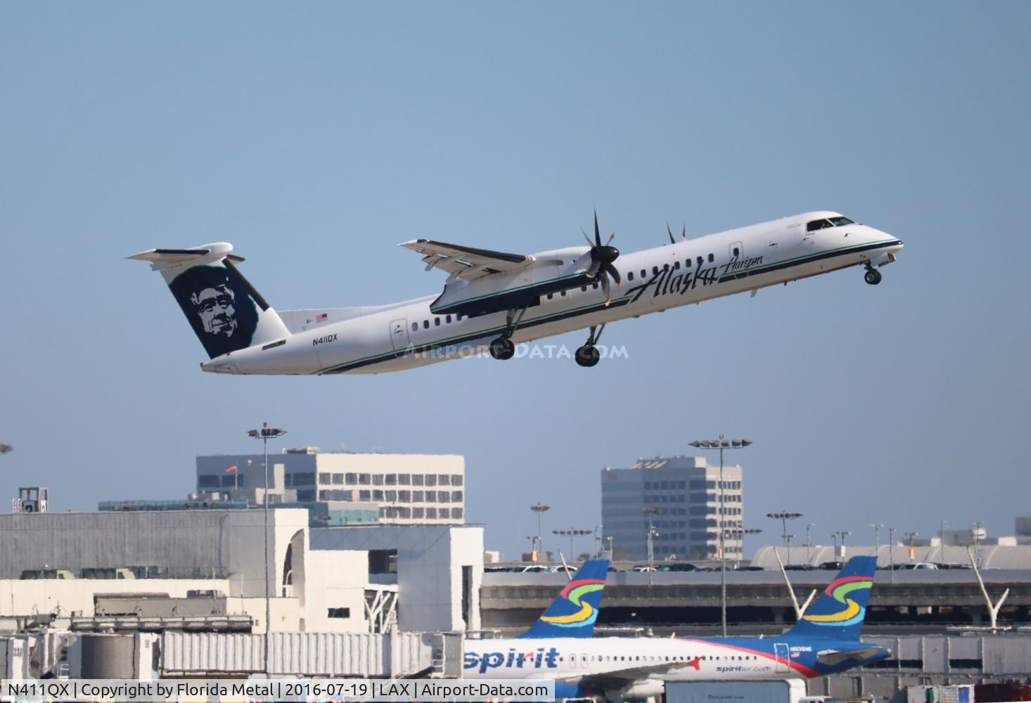 N411QX, 2001 Bombardier DHC-8-402 Dash 8 C/N 4055, Alaska