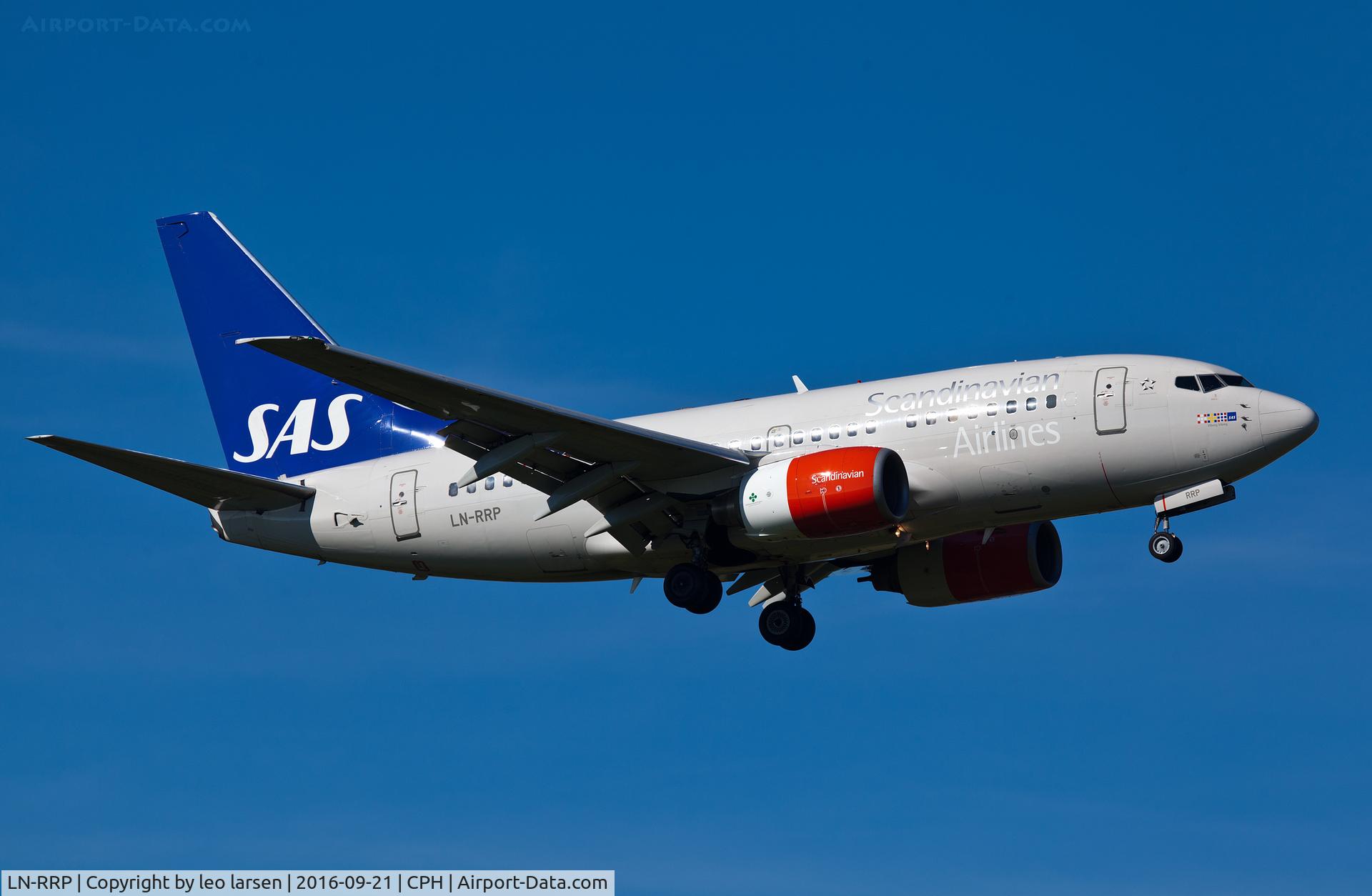 LN-RRP, 1999 Boeing 737-683 C/N 28311, Copenhagen 21.9.16