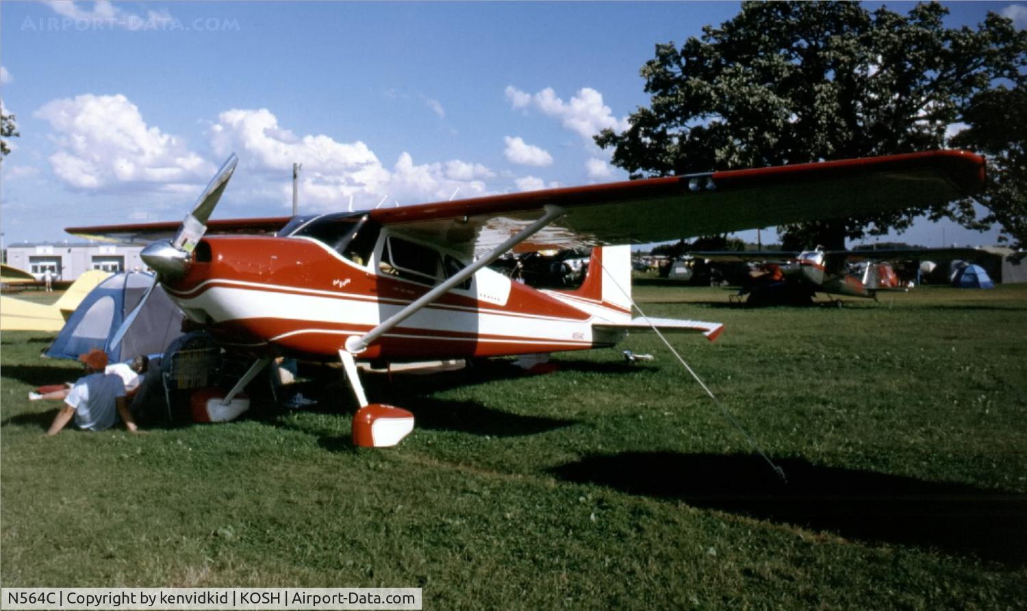 N564C, 1964 Cessna 185C Skywagon C/N 185-0656, At Air Adventure 1993 Oshkosh.