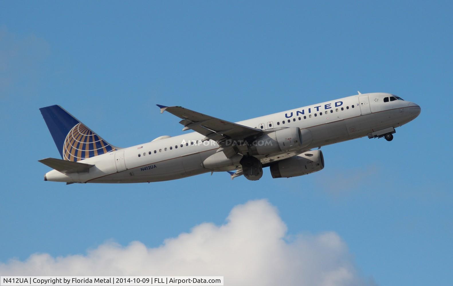 N412UA, 1994 Airbus A320-232 C/N 465, United