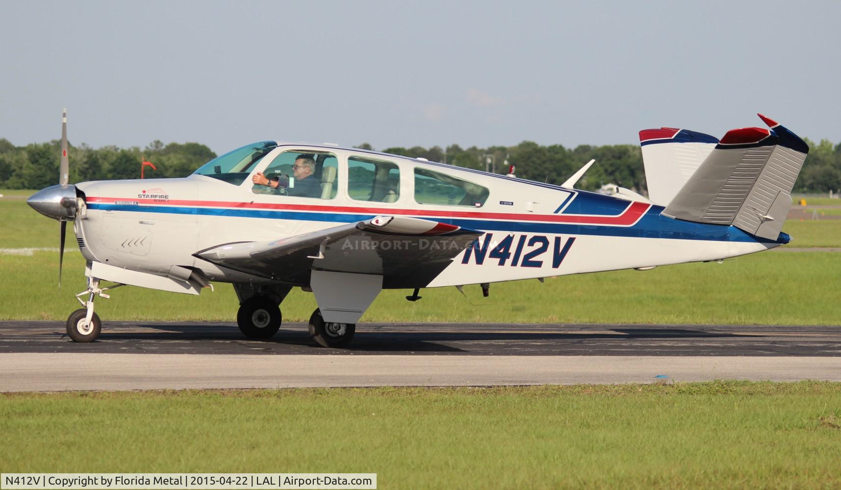 N412V, 1971 Beech V35B Bonanza C/N D-9292, Beech V35