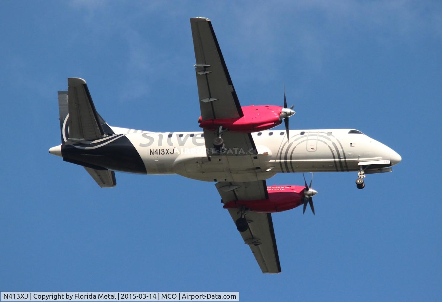 N413XJ, Saab 340B C/N 340B413, Silver Airways