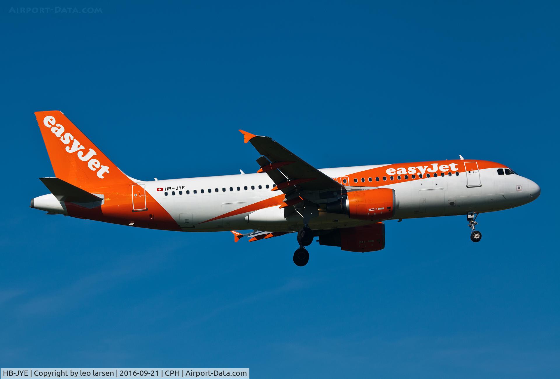 HB-JYE, 2009 Airbus A320-214 C/N 4006, Copenhagen 21.9.16