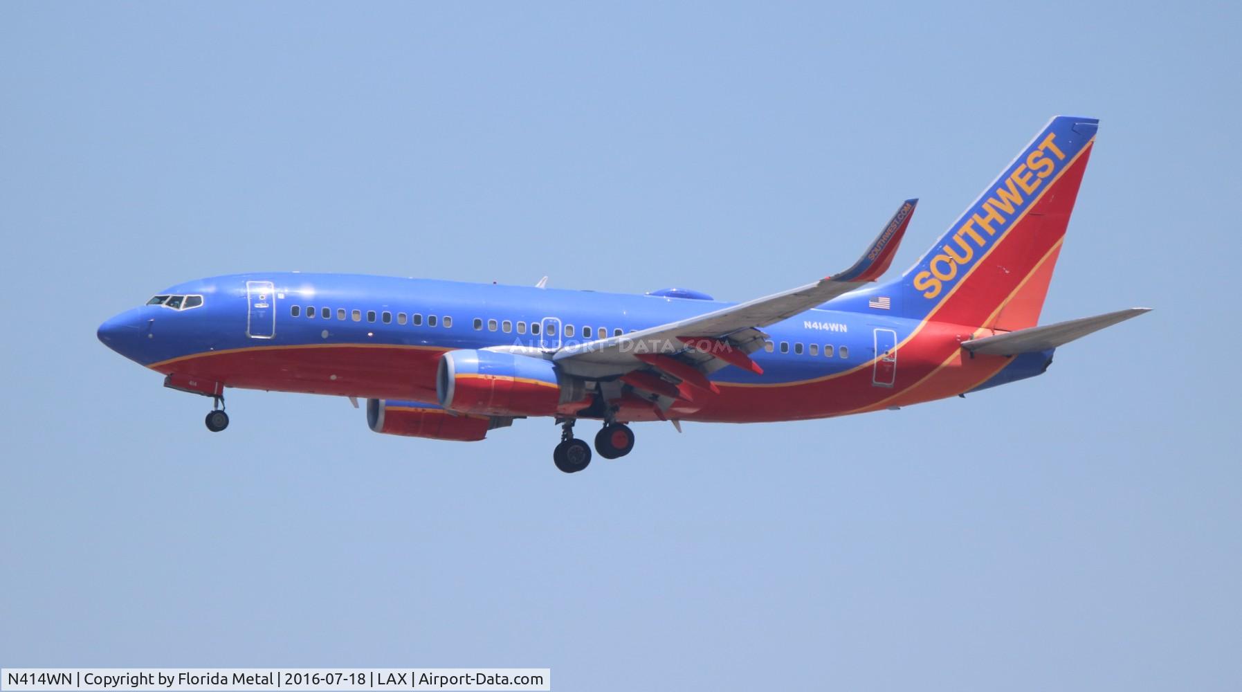 N414WN, 2001 Boeing 737-7H4 C/N 29820, Southwest