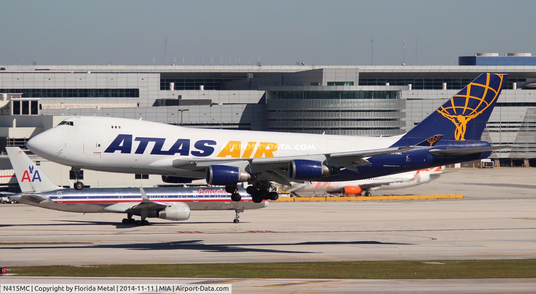 N415MC, 2002 Boeing 747-47UF C/N 32837, Atlas Air