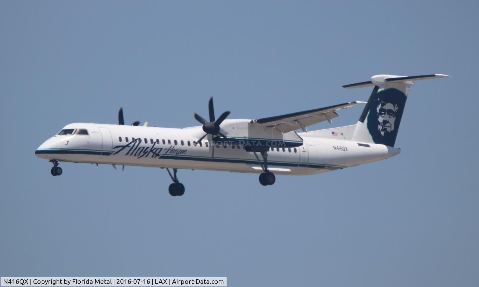 N416QX, 2001 Bombardier DHC-8-402 Dash 8 C/N 4083, Alaska