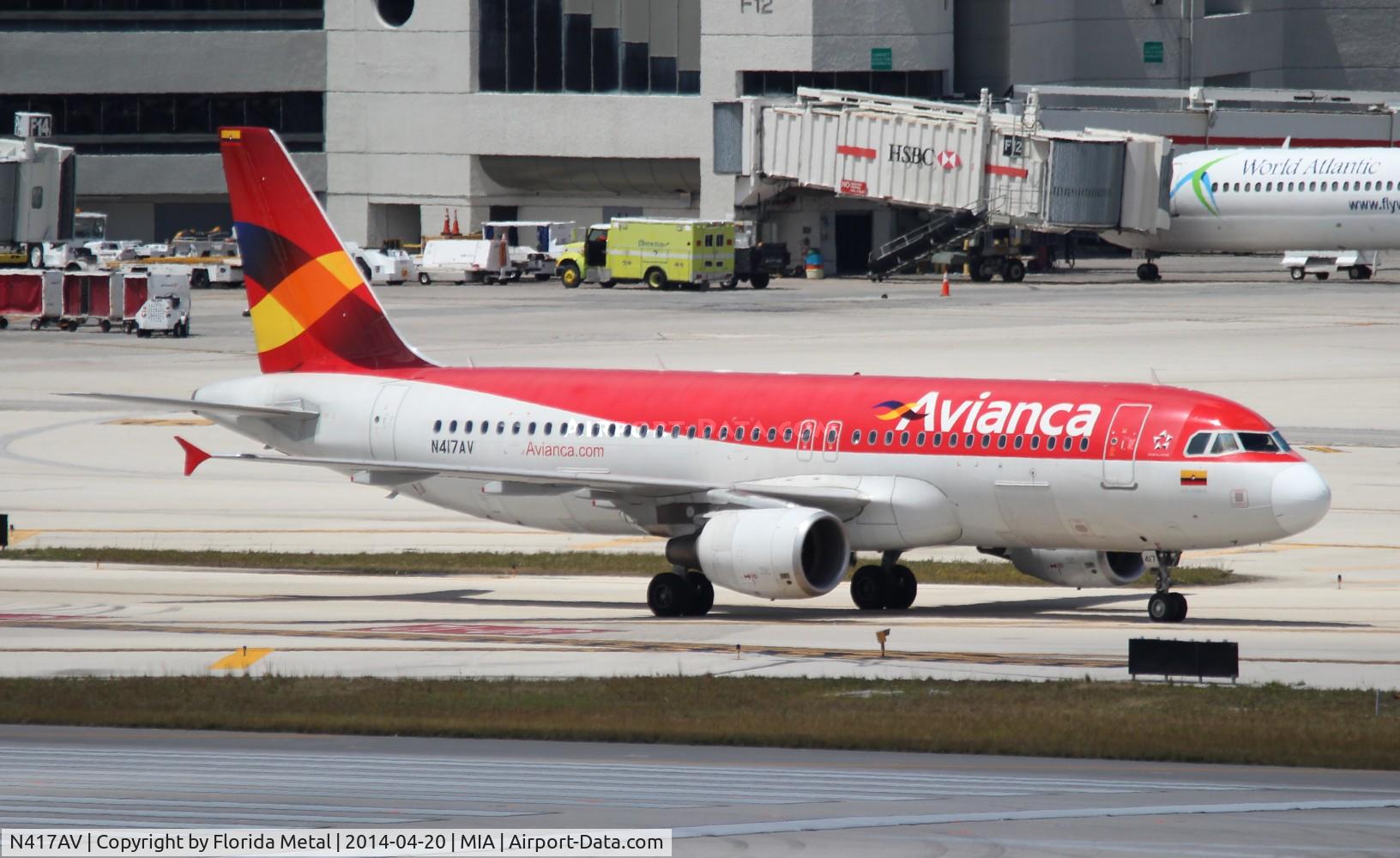 N417AV, 2010 Airbus A320-214 C/N 4175, Avianca