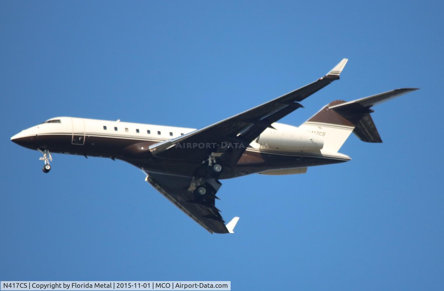 N417CS, 2007 Bombardier BD-700-1A11 Global 5000 C/N 9255, Global 5000