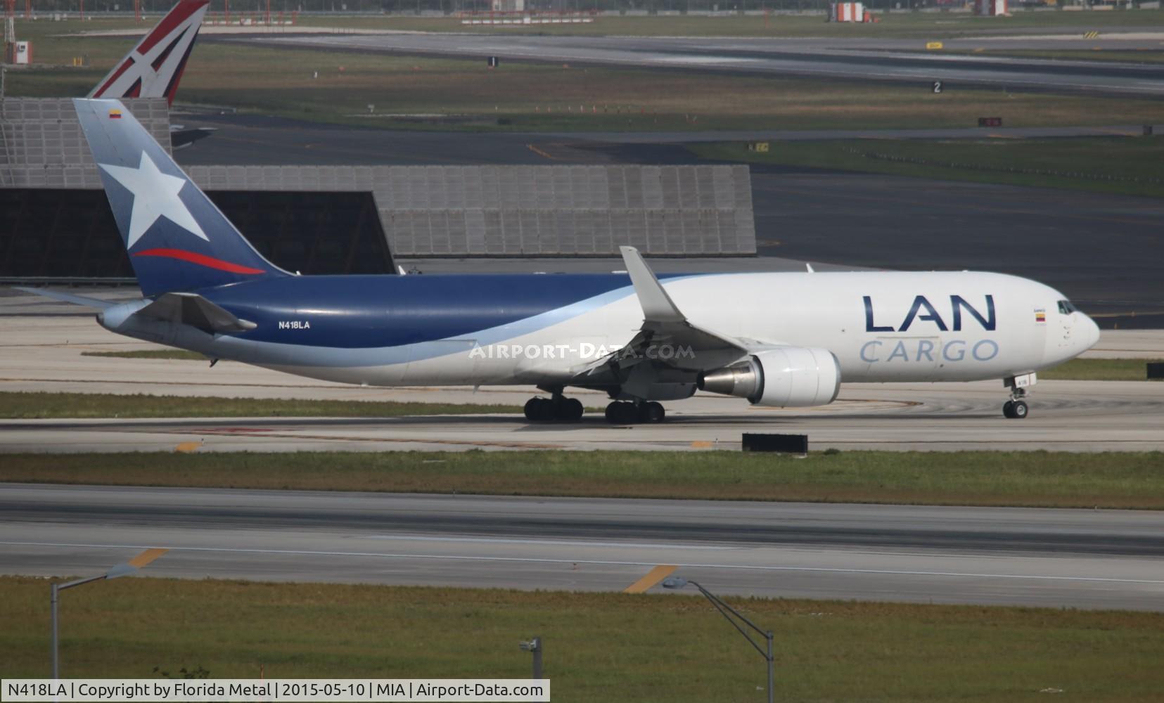 N418LA, 2005 Boeing 767-316F C/N 34246, LAN Cargo
