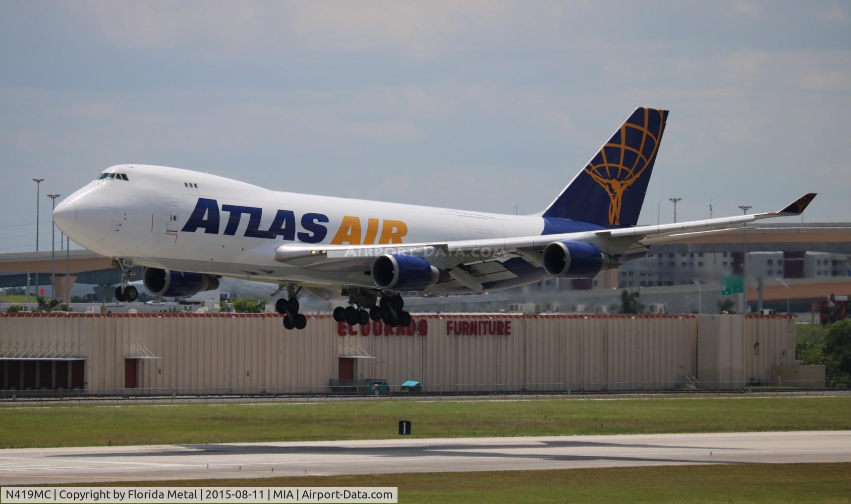 N419MC, 1996 Boeing 747-48EF C/N 28367, Atlas