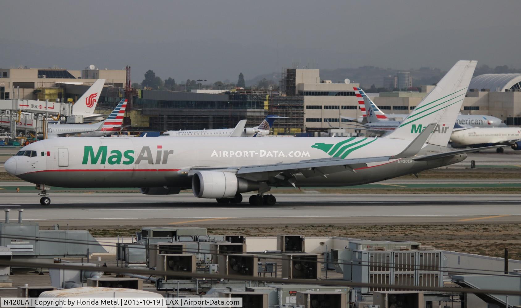 N420LA, 2006 Boeing 767-316F C/N 34627, MAS Air