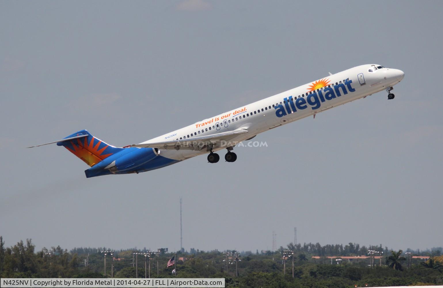 N425NV, 1986 McDonnell Douglas MD-82 (DC-9-82) C/N 49438, Allegiant