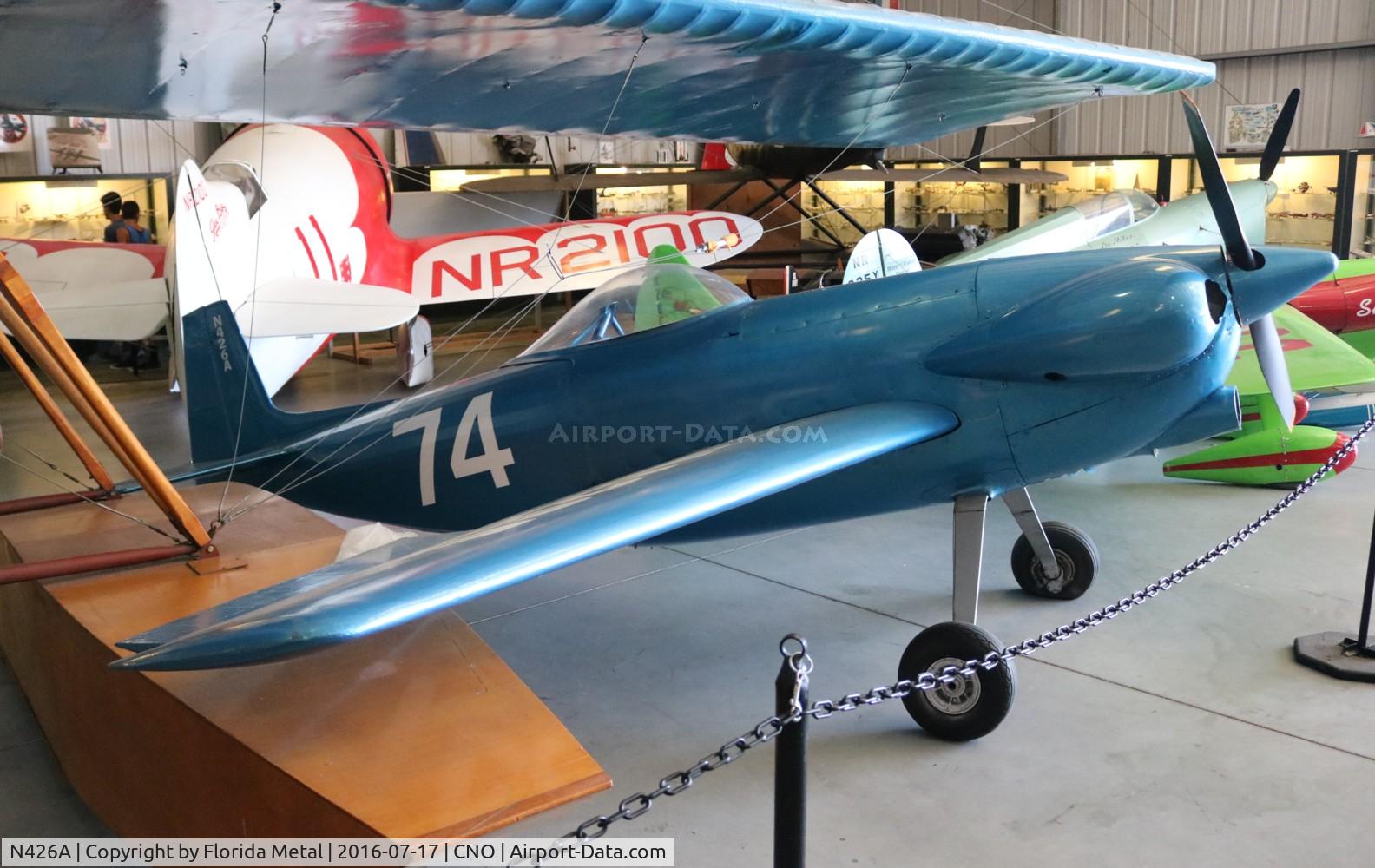 N426A, 1950 Orlowski Henri H O 1 C/N 1, Racer plane