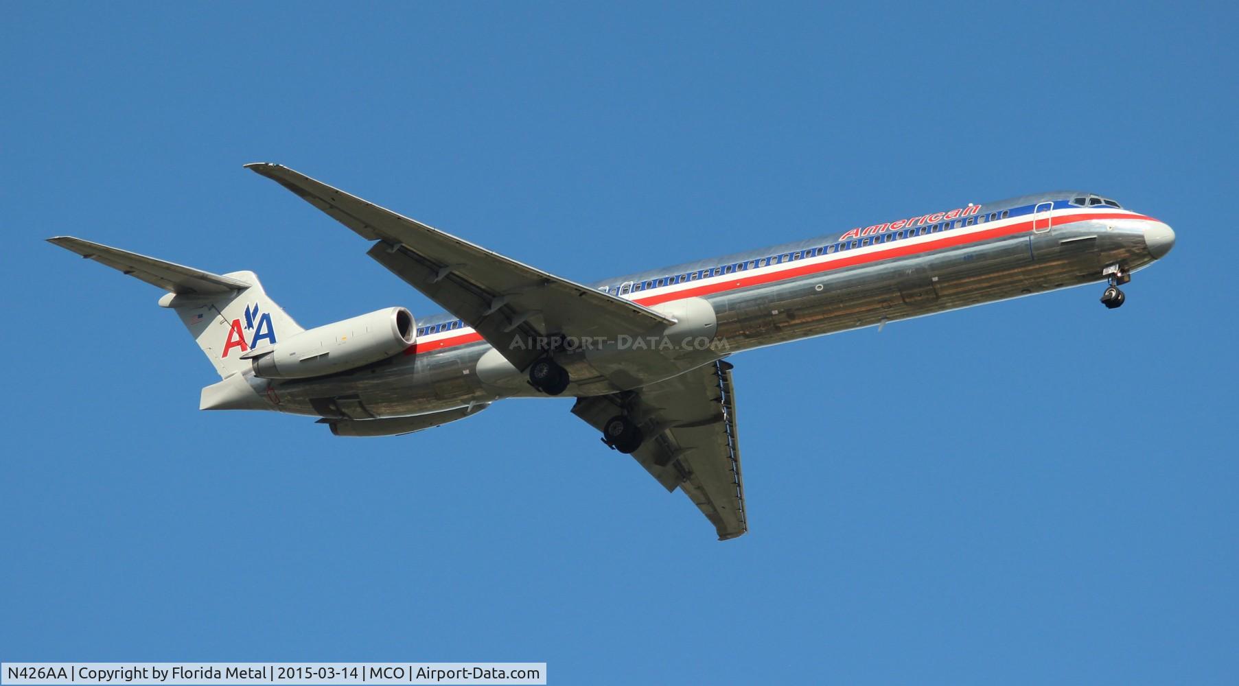 N426AA, 1986 McDonnell Douglas MD-82 (DC-9-82) C/N 49338, American
