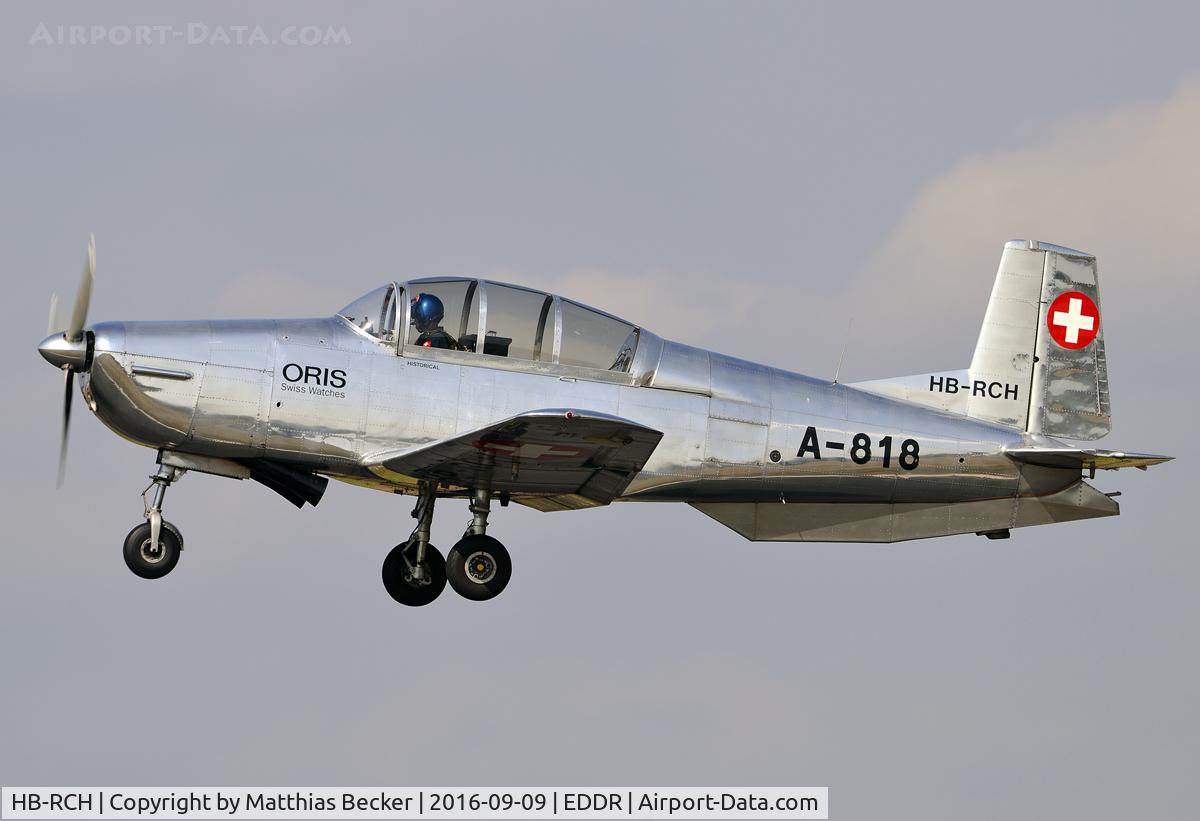HB-RCH, 1955 Pilatus P3-05 C/N 456-5, HB-RCH