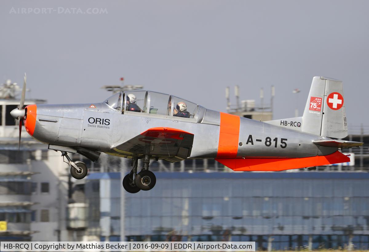 HB-RCQ, 1957 Pilatus P3-05 C/N 453-2, HB-RCQ