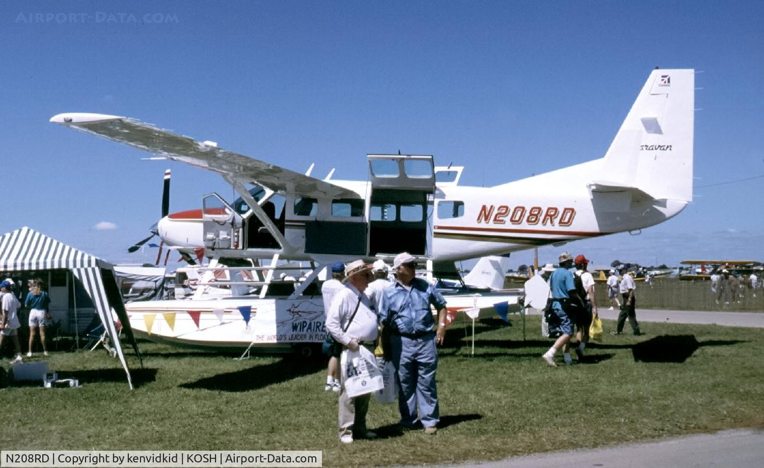 N208RD, 1985 Cessna 208 Caravan C/N 20800054, At Air Adventure 1993 Oshkosh.