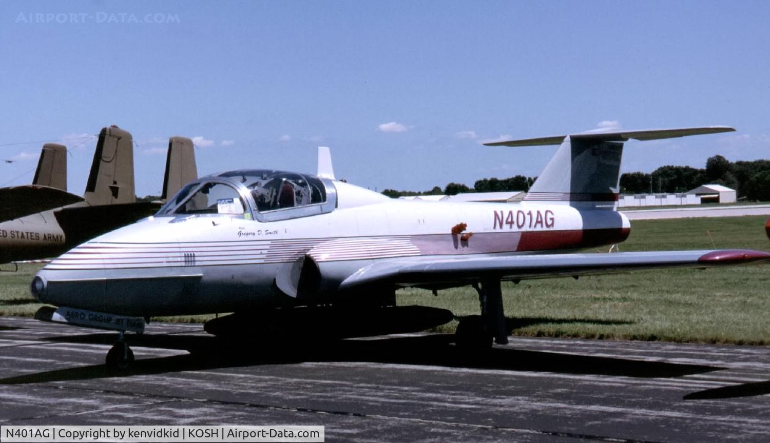 N401AG, Canadair CL-41G-5 Tebuan C/N 2205, At Air Adventure 1993 Oshkosh.