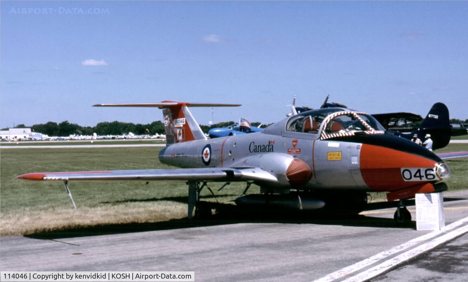 114046, Canadair CT-114 Tutor C/N 1046, At Air Adventure 1993 Oshkosh.