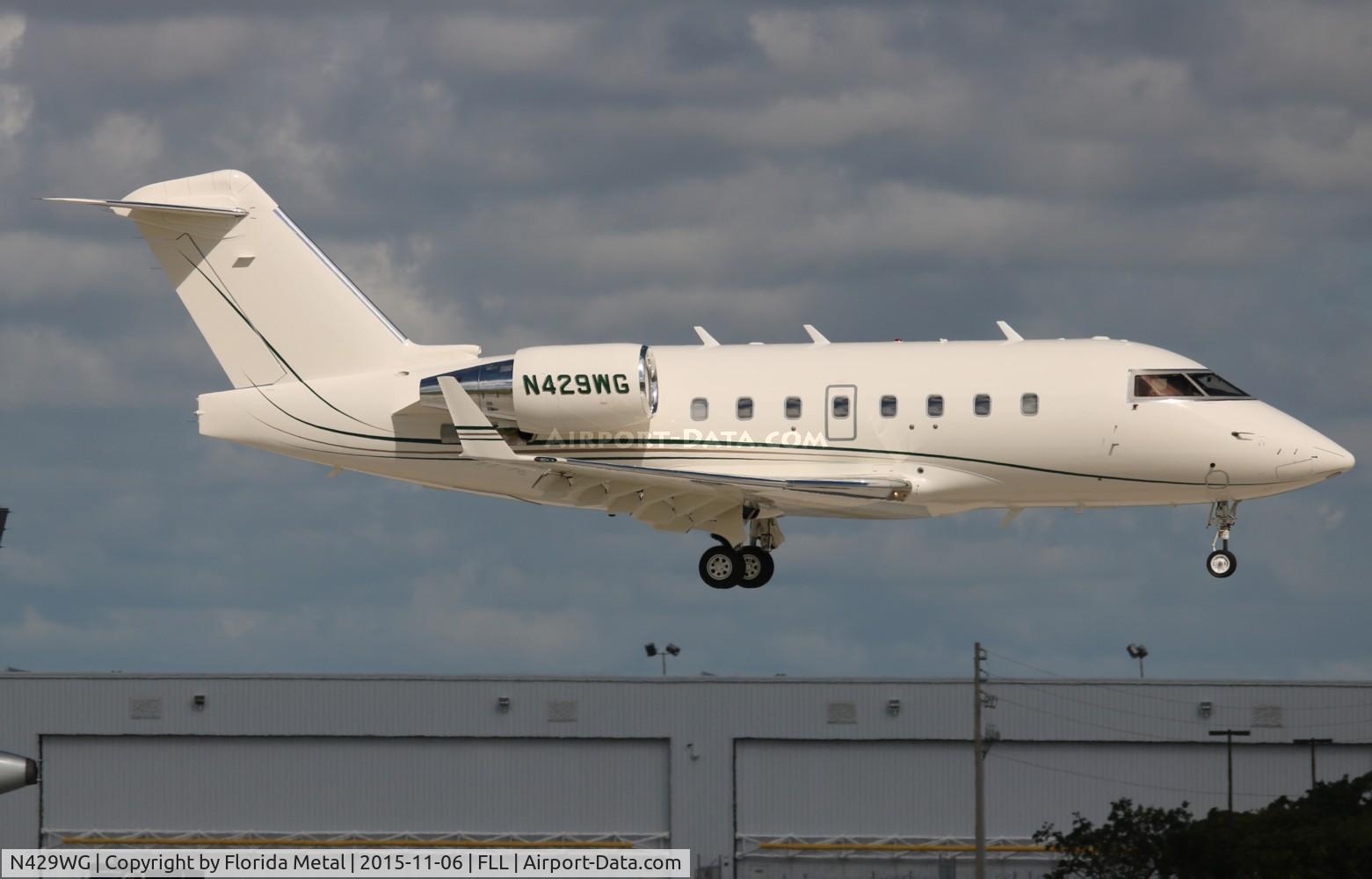 N429WG, 1987 Canadair Challenger 601-3A (CL-600-2B16) C/N 5010, Challenger 604