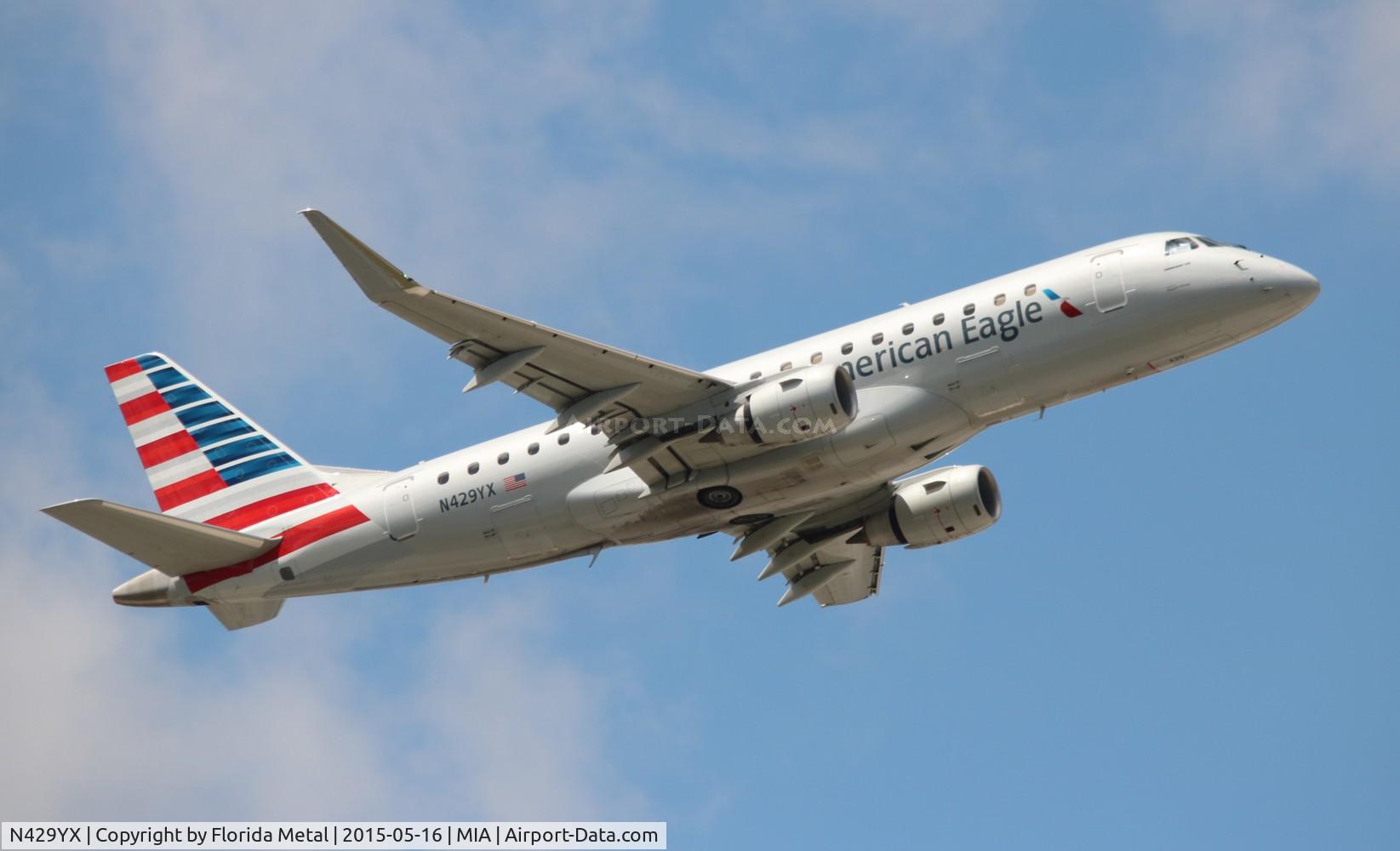 N429YX, 2014 Embraer 175LR (ERJ-170-200LR) C/N 17000408, American Eagle