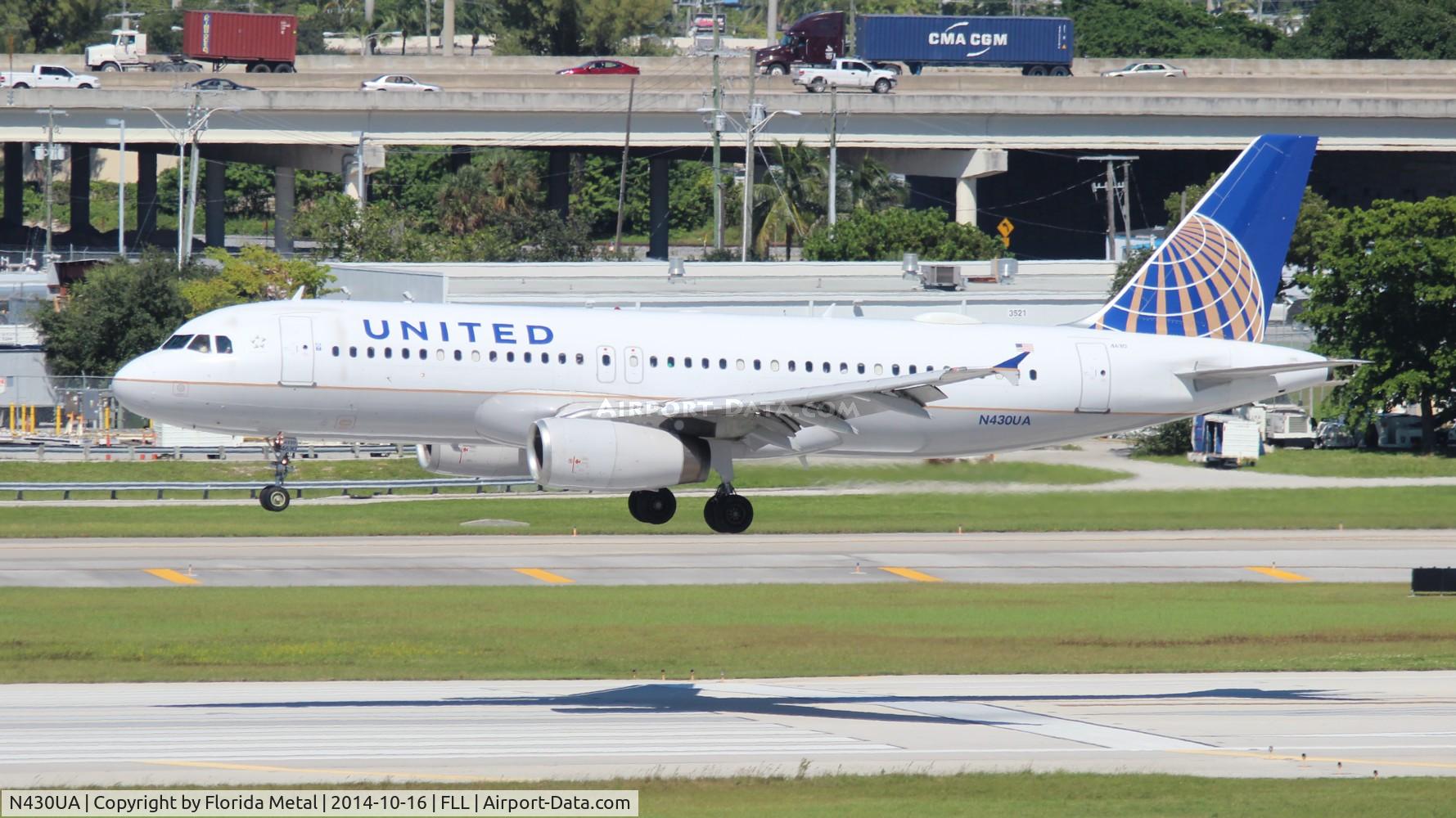 N430UA, 1996 Airbus A320-232 C/N 568, United