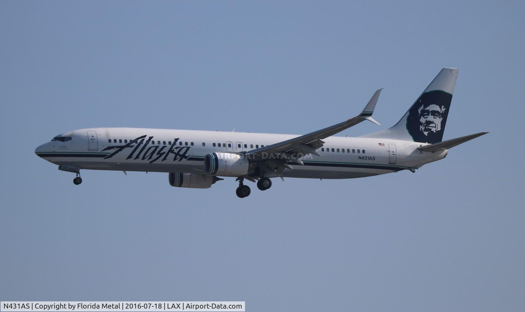 N431AS, 2013 Boeing 737-990/ER C/N 43255, Alaska