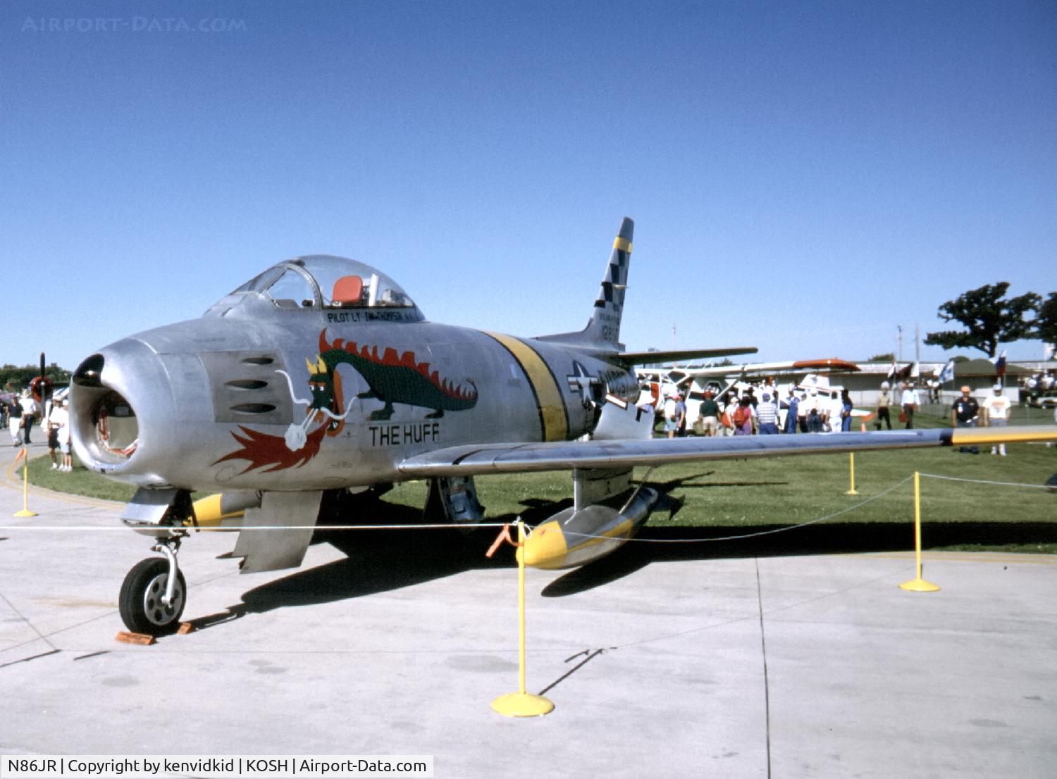 N86JR, 1954 Canadair CL-13 Sabre 5 C/N 1120, At Air Adventure 1993 Oshkosh.