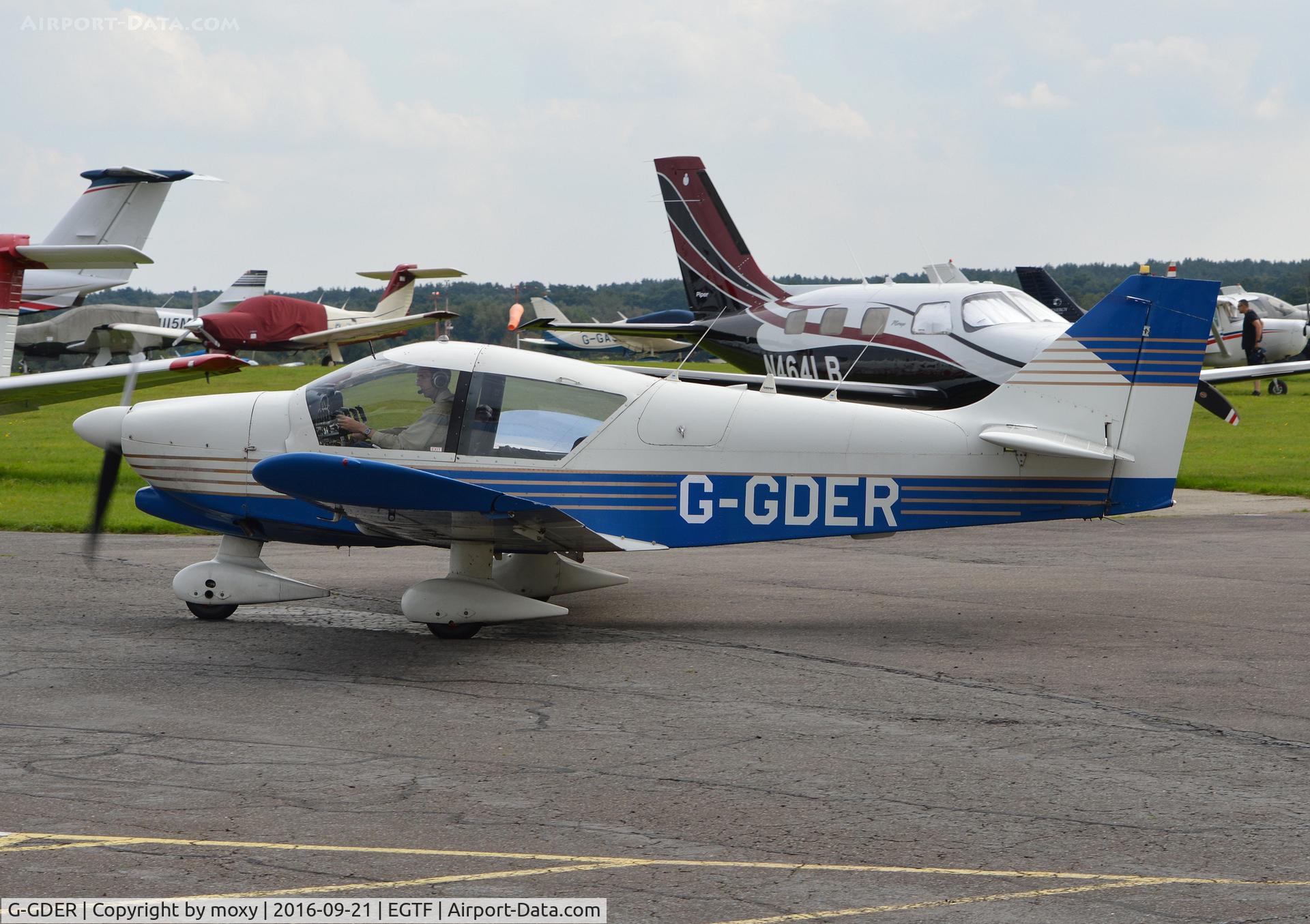 G-GDER, 1989 Robin R-1180TD Aiglon C/N 280, Robin R1180TD Aiglon Ex F-GDER at Fairoaks.