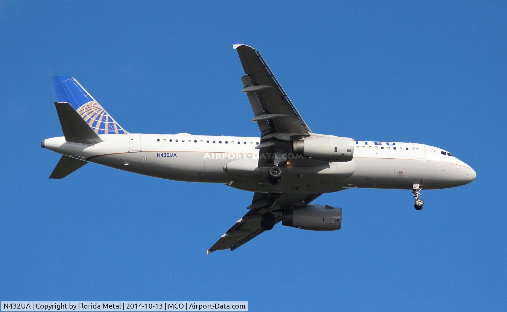 N432UA, 1996 Airbus A320-232 C/N 587, United