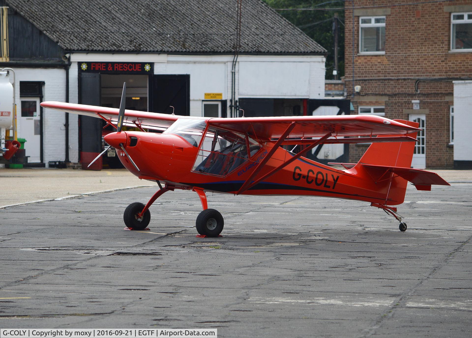 G-COLY, 2014 Eurofox 912(S) Efox C/N LAA376-15160, Eurofox 912(S) at Fairoaks.