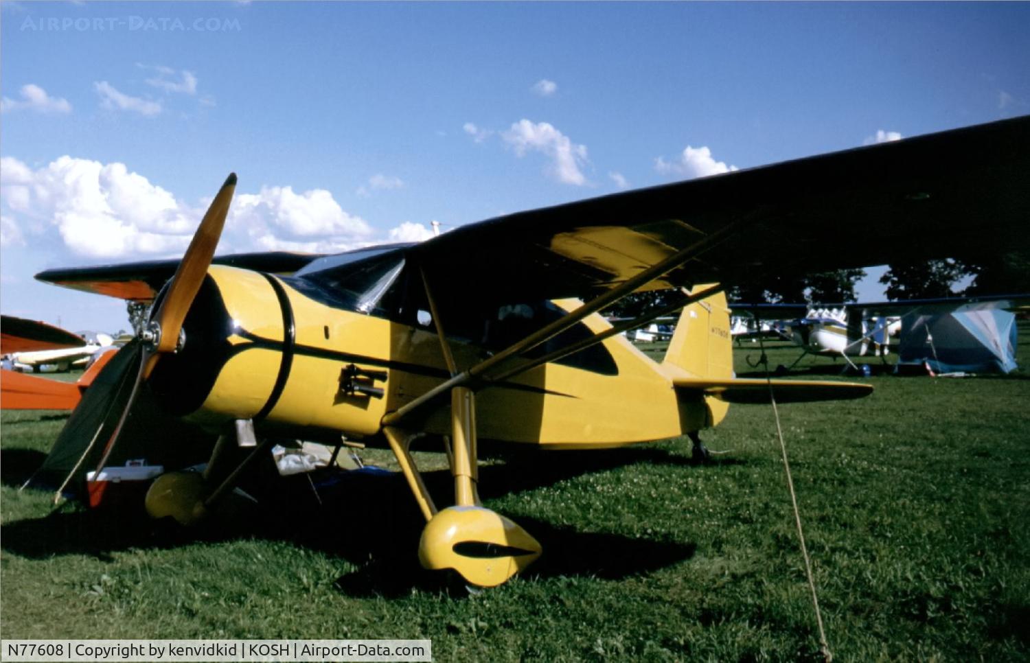 N77608, 1946 Fairchild 24W-46 C/N W46308, At Air Adventure 1993 Oshkosh.