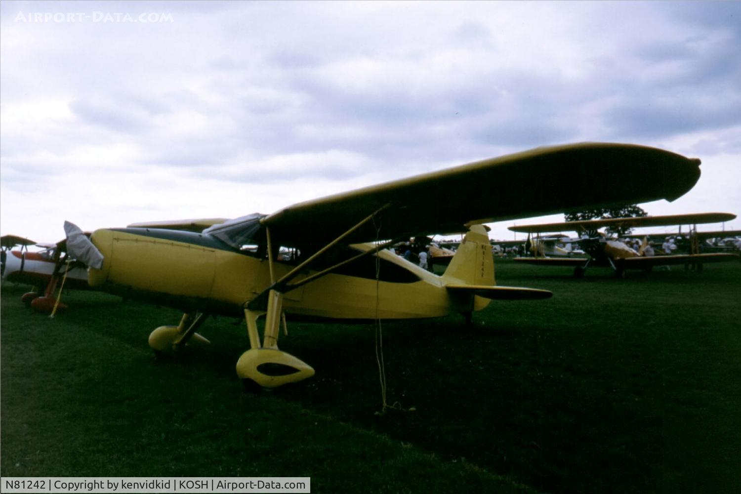 N81242, 1946 Fairchild 24R-46 C/N R46143, At Air Adventure 1993 Oshkosh.