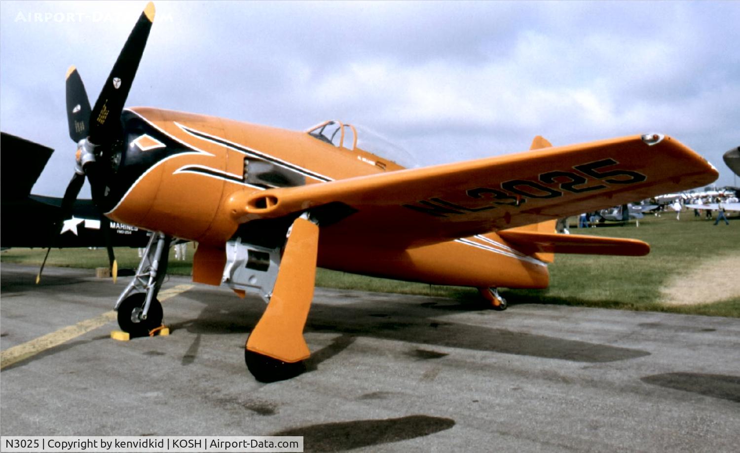 N3025, 1947 Grumman G-58A C/N 739A, At Air Adventure 1993 Oshkosh.