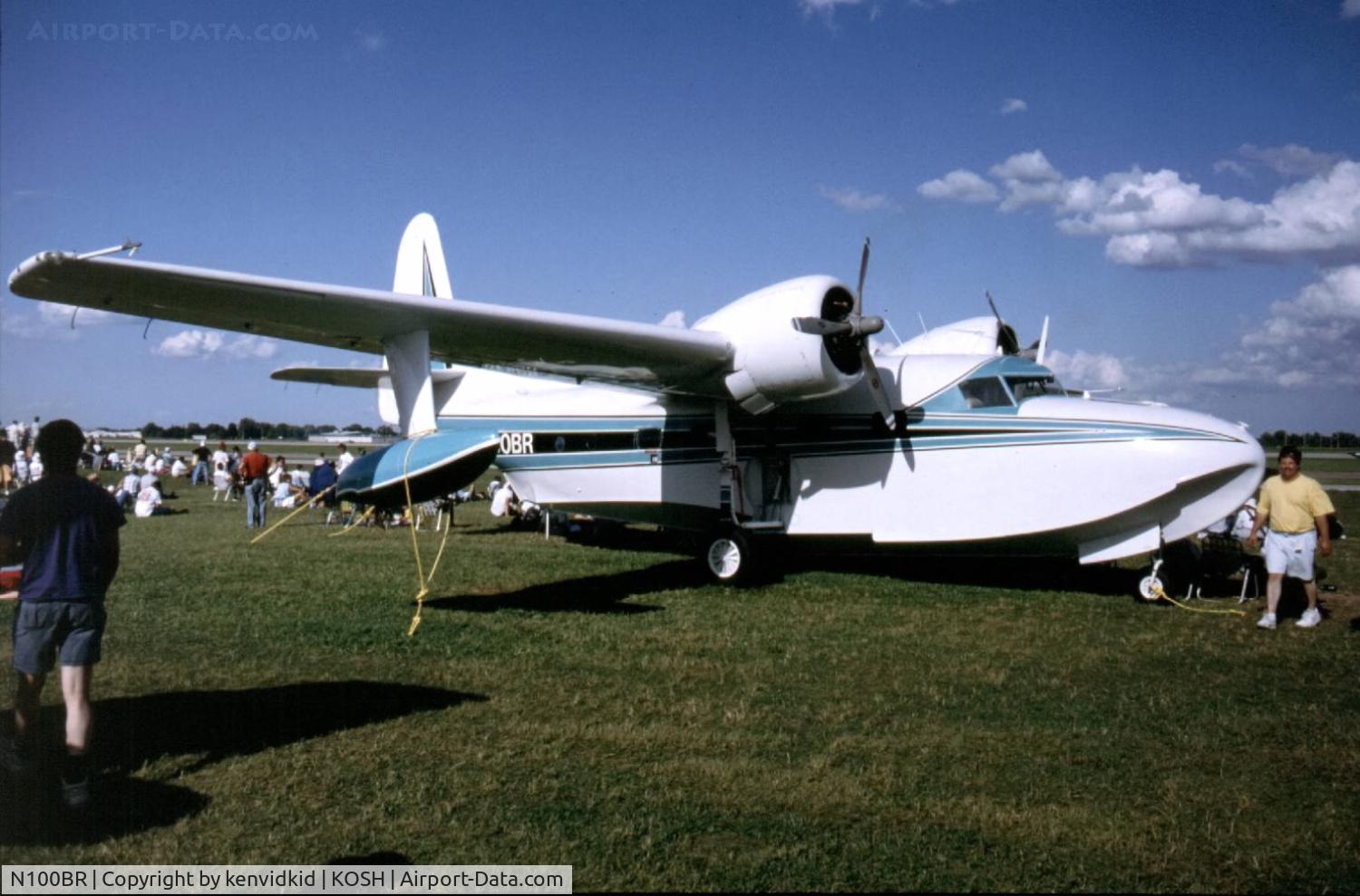 N100BR, 1948 Grumman G-73 Mallard C/N J-35, At Air Adventure 1993 Oshkosh.