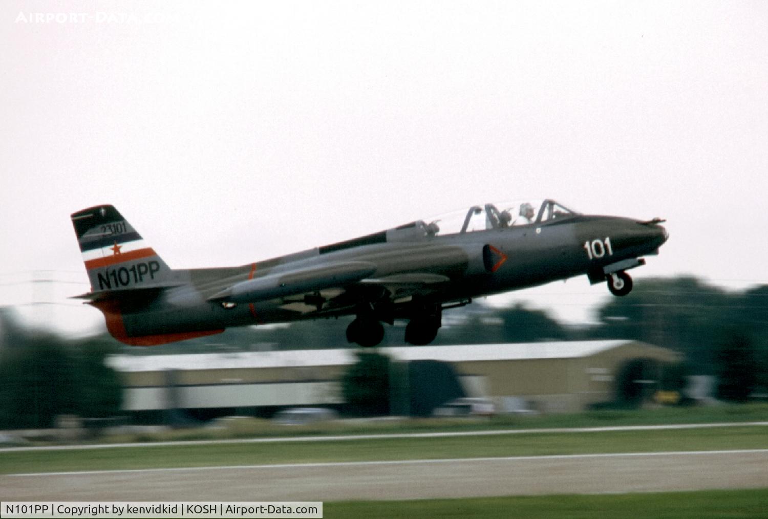N101PP, Soko G-2 Galeb C/N FVS-G-23101, At Air Adventure 1993 Oshkosh.