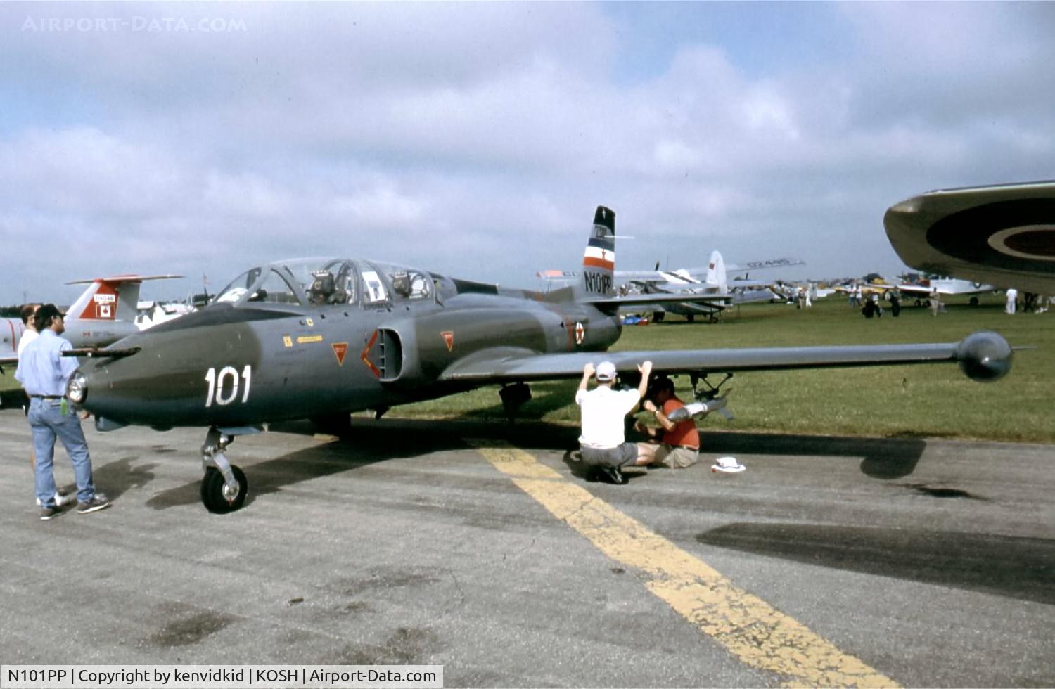 N101PP, Soko G-2 Galeb C/N FVS-G-23101, At Air Adventure 1993 Oshkosh.