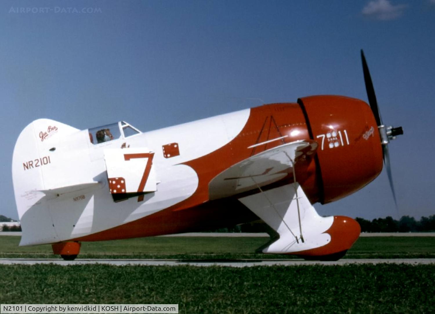 N2101, 1933 Granville Brothers Gee Bee Sportster E C/N R-2, At Air Adventure 1993 Oshkosh.