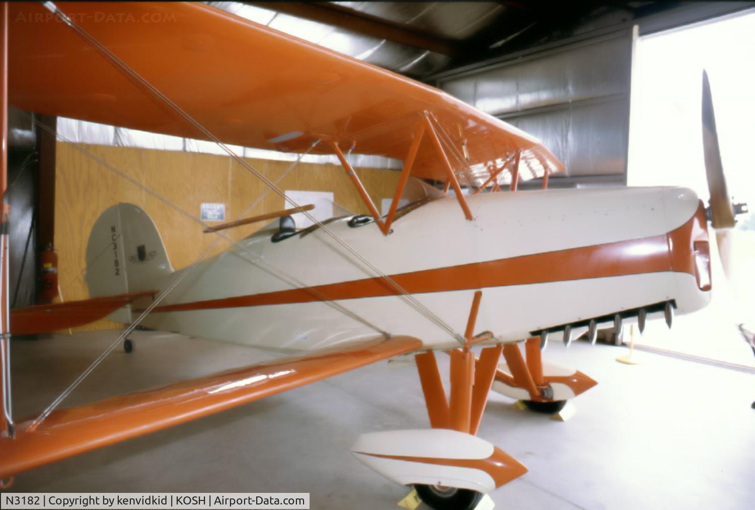 N3182, 1974 Great Lakes 2T-1A-E Sport Trainer C/N 6621-G-312, At Air Adventure 1993 Oshkosh.