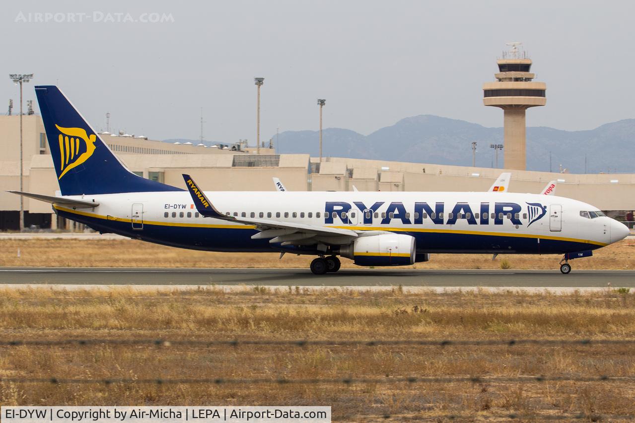 EI-DYW, 2008 Boeing 737-8AS C/N 33635, Ryanair