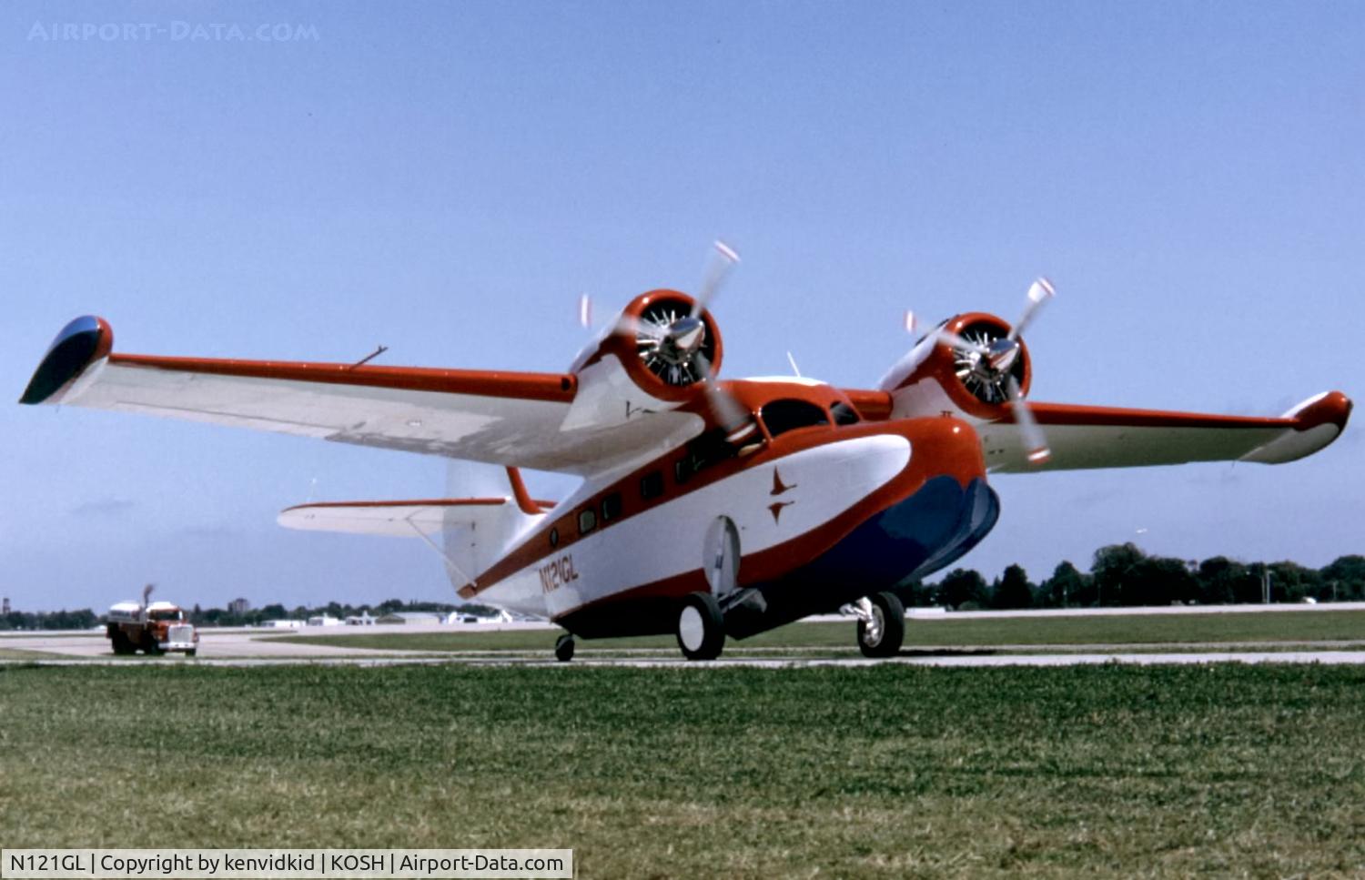N121GL, 1944 Grumman G-21A Goose C/N B-49, At Air Adventure 1993 Oshkosh.